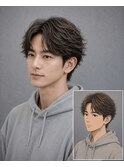 大人ルーズセンターパート