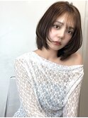 ボブレイヤー/レイヤーカット/ボブカット/顔まわりレイヤー