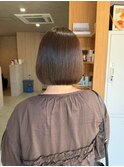ハッシュカットグレージュデザインカラー佐賀