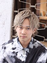 ラグーンアライブ(LAGOON ALIVE)&nbsp;メンズ/ブリーチ/シルバー/グレージュ/ベージュ/眉毛カラー/盛岡