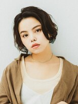 ティファ 栄(Tiffa) 大人かわいい  ふんわり  ワンサイドショート ひし形シルエッ