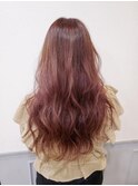 ロングウエーブ×バイオレットピンク☆