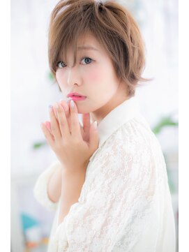 ヘアアンドビューティー ミック(Hair & Beauty miq) 笑顔が似合う★HAPPYエアリーミニウルフショートb