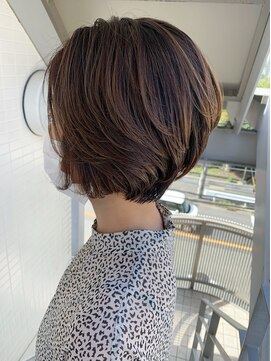 オーシャン(Ocean) [OCEAN Hair&Life藤原純] レイヤーショート×毛流れハイライト☆