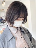 巻いてもかわいい♪切りっぱなしボブ