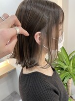 サロンドミルク 新百合ヶ丘店(salon de MiLK)&nbsp;ケアブリーチで染めるインナーカラー♪【新百合ヶ丘】