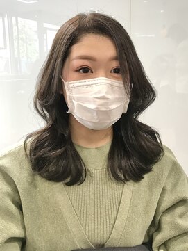 ラブクロムトーキョー オモテサンドウ(LOVECHROME OMOTESANDO) ショコラベージュメルティカラー☆くびれヘアカールベビーバング