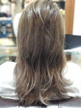 プース ヘアー(Pousse hair) ミルクティーベージュ×ハイライト×白髪染め