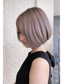 アミ ヘアー ガーデン(ami hair garden) ラベンダーグレージュ×ボブ