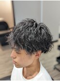 マッシュ×ツイストスパイラルパーマ