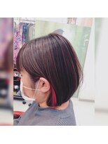 キセイ イオン多賀城店(KISEI) ボブスタイル×イヤリングカラー