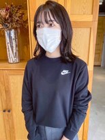 リコ(liko)&nbsp;韓国風レイヤー×外はねスタイル