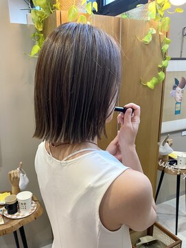 ワッツユアヘアストーリー(What’s your hair story) ボブ/ハイライト/透明感カラー/ダブルカラー/ブリーチあり