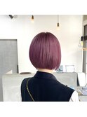 【Three萩原/大分/miya】ハイトーン×ミニボブ
