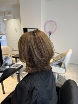 オルメント 天満 南森町(ORL'MENT) 透明感♪【髪質改善】内巻き艶感ショートボプ小顔レイヤーカット