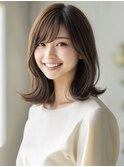 ★グレージュデザインカラーハッシュカットツートンカラーボブ
