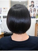 艶あり軽やかボブ/ステップボーンカット
