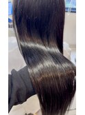 エクステ８０本黒髪ロングエクステ/長さだし横浜エクステ