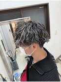 メッシュカラーパーマ　【ツイスト/スパイラル/メンズパーマ】