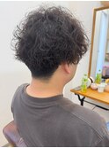 波巻きゆるツイスパMIXパーマ