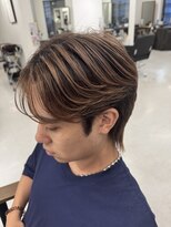 バース 梅田中崎町店(BIRTH)&nbsp;メンズハイライトバレイヤージュメッシュ