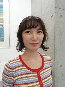 テンション(tension) くびれニュアンスパーマボブレイヤーカット大通駅バスセンター駅