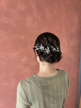 ヘアセット専門サロン by OKINAWA WATABE WEDDING 北谷店 シニヨン