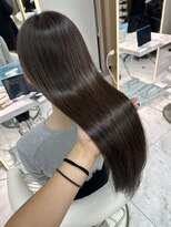 ロンドルピナス 小倉(Lond Lupinus)&nbsp;ミディアムヘア暗めカラー/デザインカラー/フェイスフレーミング