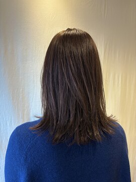 ココカラヘアー ニコ(cococara hair nico) アッシュブラウン/ミディアムレイヤー