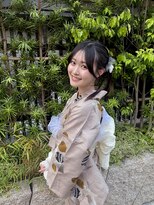 フェリーチェ(Felice)&nbsp;浴衣ヘア ツインアレンジ あみたらし ヘアセット