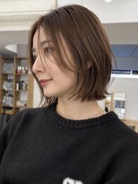 サンド クリア 横浜本店(sand clear)&nbsp;韓国風レイヤーボブ巻ける縮毛矯正