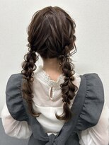 フォルテ ティアラ 横浜店(FORTE TIARA) ツイン編みおろし/ヘアセット/ヘアメ/ヘアアレンジ/お呼ばれ