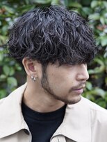ノードオム 栄(NODE HOMME)&nbsp;波巻きスパイラルパーマツイストスパイラルパーマウルフ名古屋栄