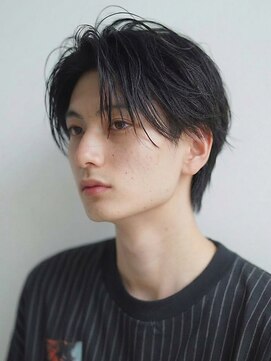 美容室 サボイ 高崎店(SAVOY) ツーブロック×マッシュウルフ◎毛流れセンターパート清潔感