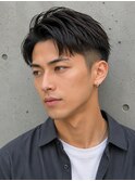 ビジネスショート刈り上げツーブロック/夏カラー短髪アクティブ