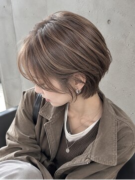 サンタフェ 柳津店(Santa'Fe) 白髪ぼかし/透明感/ハイライト/ショート/レイヤーカット/3
