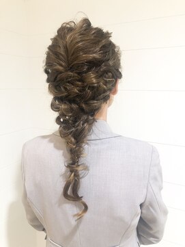 アルクバイネオリーブ 荻窪店(arc by neolive) ルーズ編み下ろし×ロング　 arc by neolive 荻窪