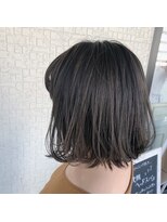 テラスヘア(TERRACE hair) グレーベージュ×外ハネボブ