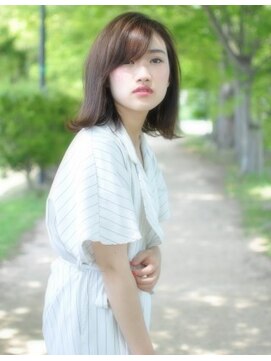 ヘアーアンドスパ フェリーチェ ミチ 野田屋町店(HAIR&SPA felice MICHI) 外ハネミディ