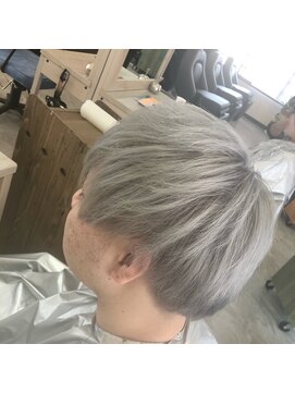 アクト 原宿(ACT) メンズシルバーグレー/ハイトーンカラー/おしゃれショート