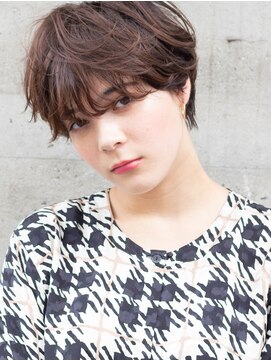メイクス 表参道(MAKE'S omotesando) 【20代30代】大人かわいい　小顔くせ毛風ショート【江畠】