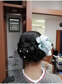袴お着付け、ヘアーセット