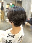 【roijir 表参道】重めショートボブ×小顔グレー