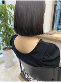 ナチュラルボブのストレートstyle