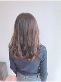 ゆるふわパーマ/モテブラウン