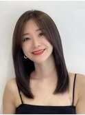 毛先まとまる艶髪ストレート/髪質改善