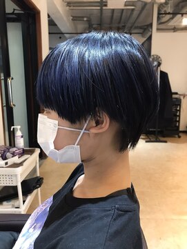 アヤメ(ayame) ブルーブラックマッシュショート_東久留米　4