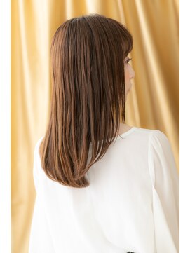 カバーヘア 上尾西口店(COVER HAIR) プラチナカラー美髪前下がりロングレイヤーZ上尾30代40代50代