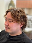 メンズスパイラルパーマ