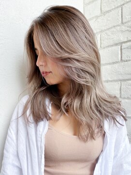 アルバム 渋谷パルコ(ALBUM) ホワイトベージュレイヤーカット_チェリーブラウン_ba346534